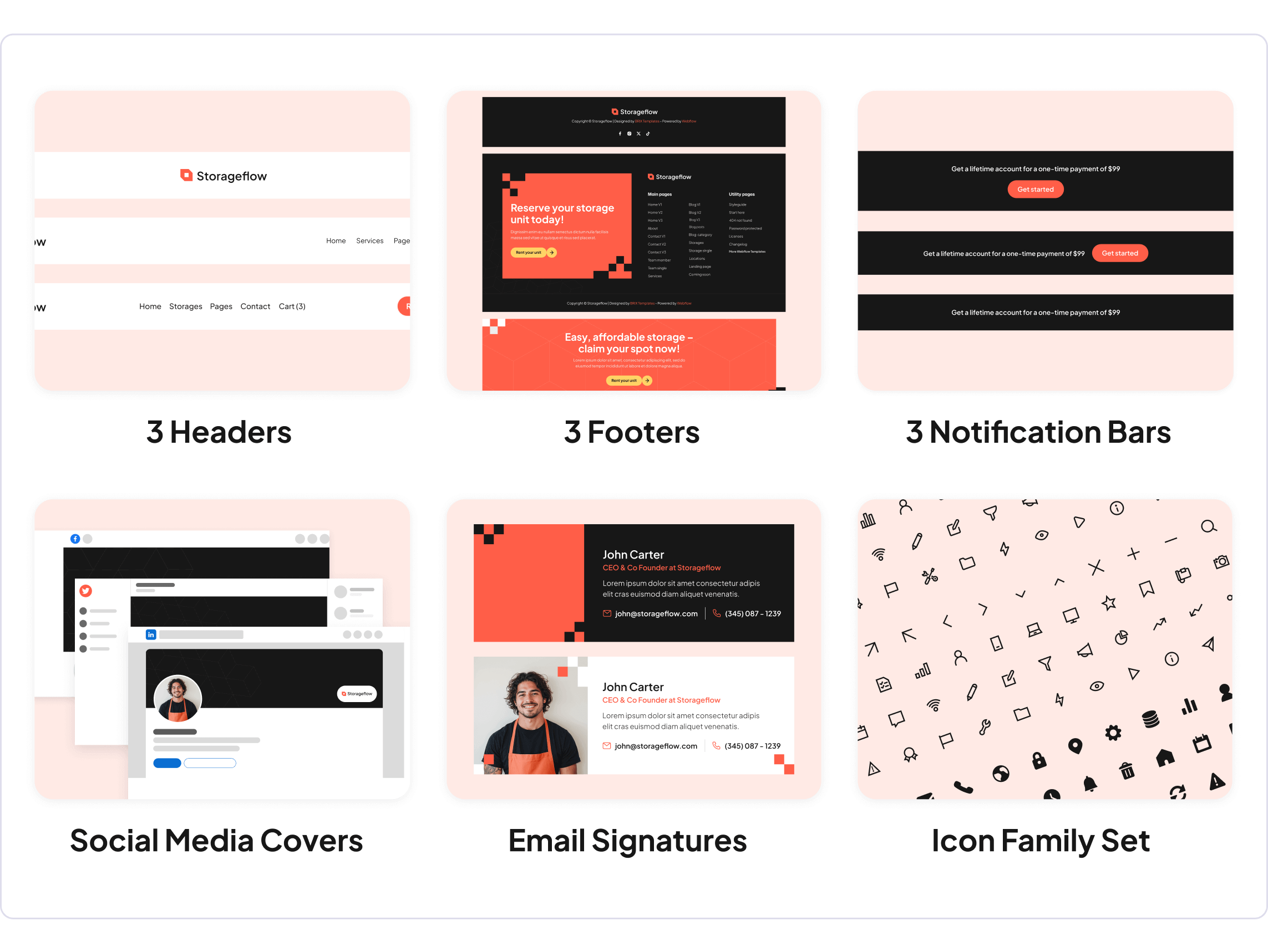 StorageFlow - Local Storage Webflow Template Benefits
