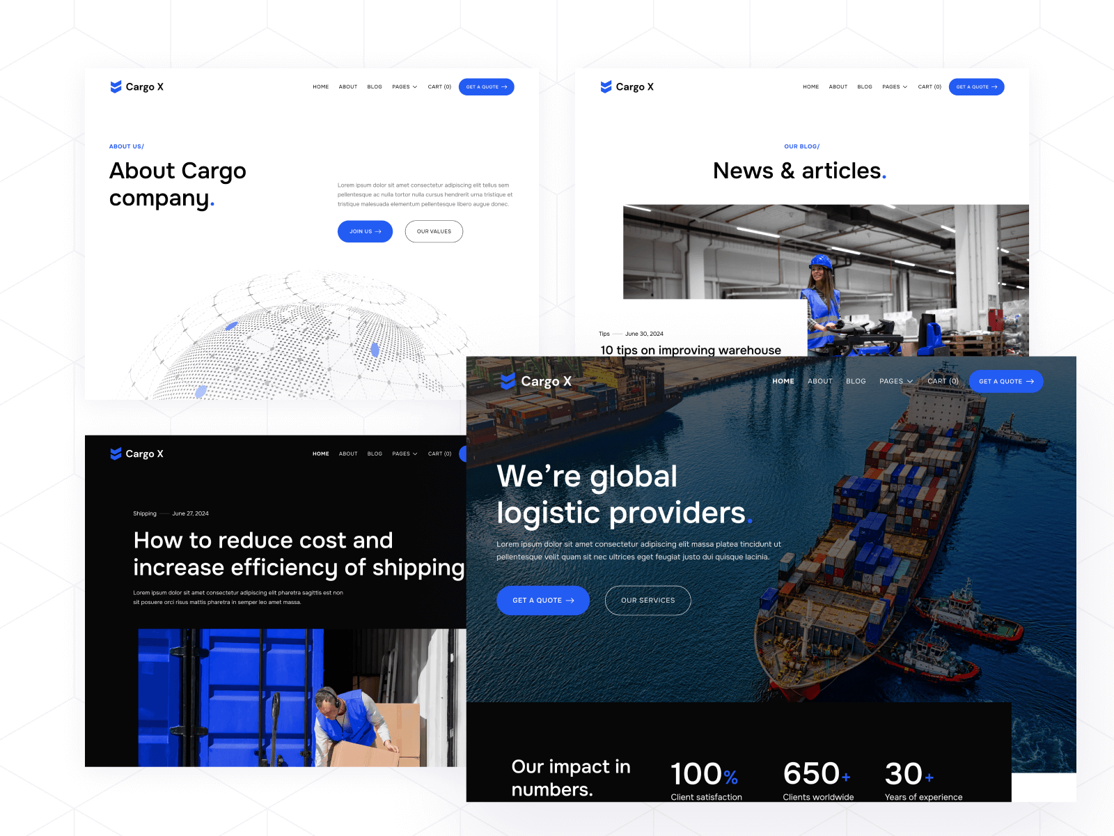 Freight Webflow Template