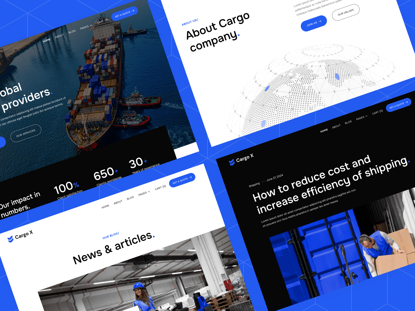 Transport Webflow Template