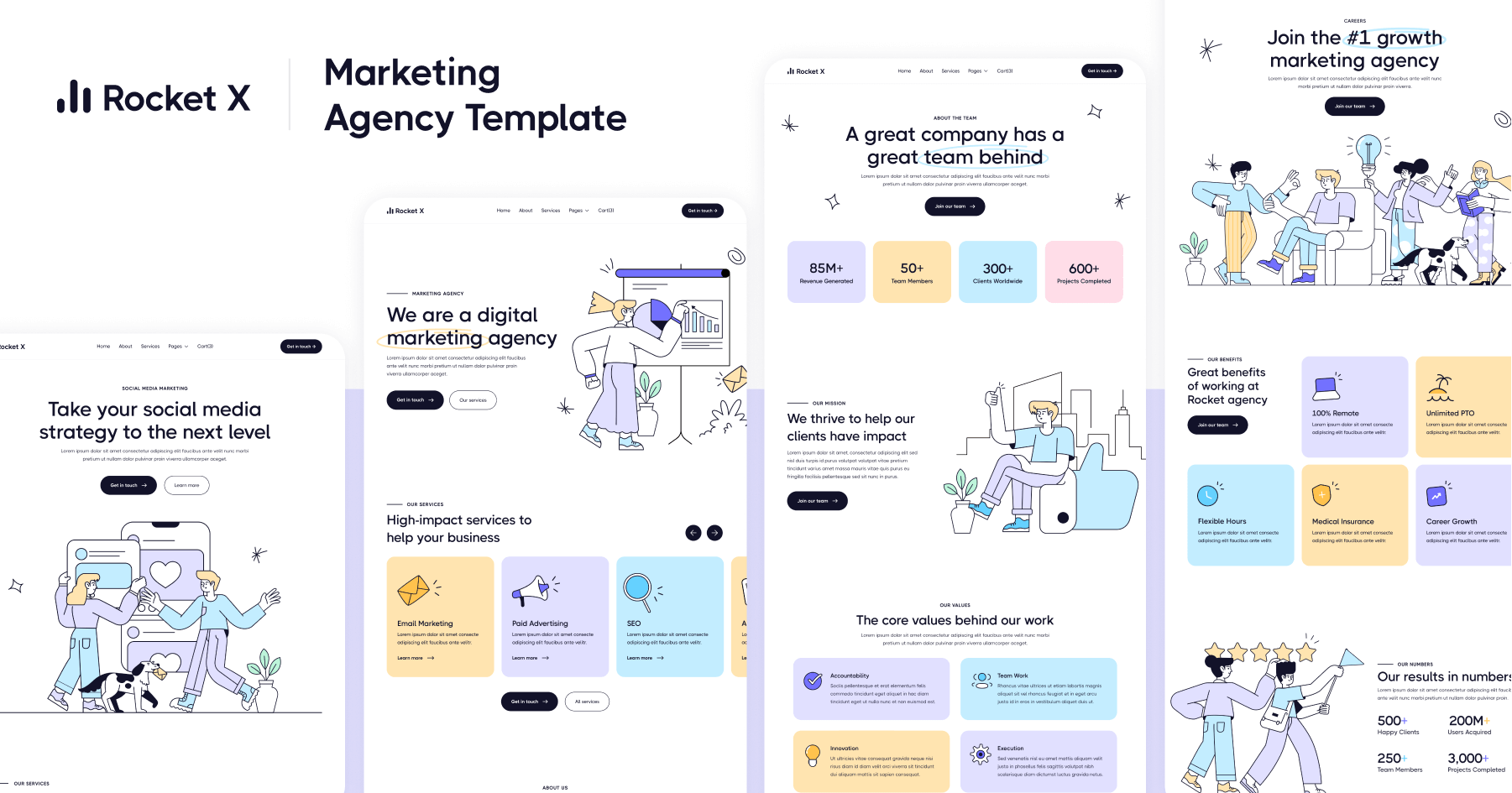 Marketing Agency Webflow Template