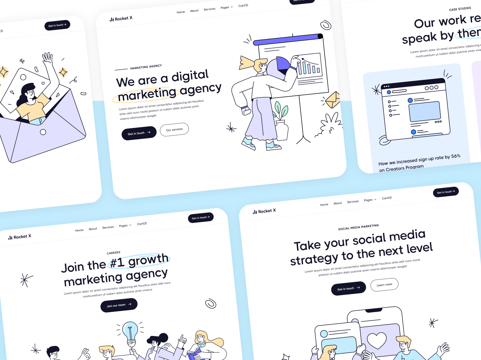 Social Media Marketing Webflow Template