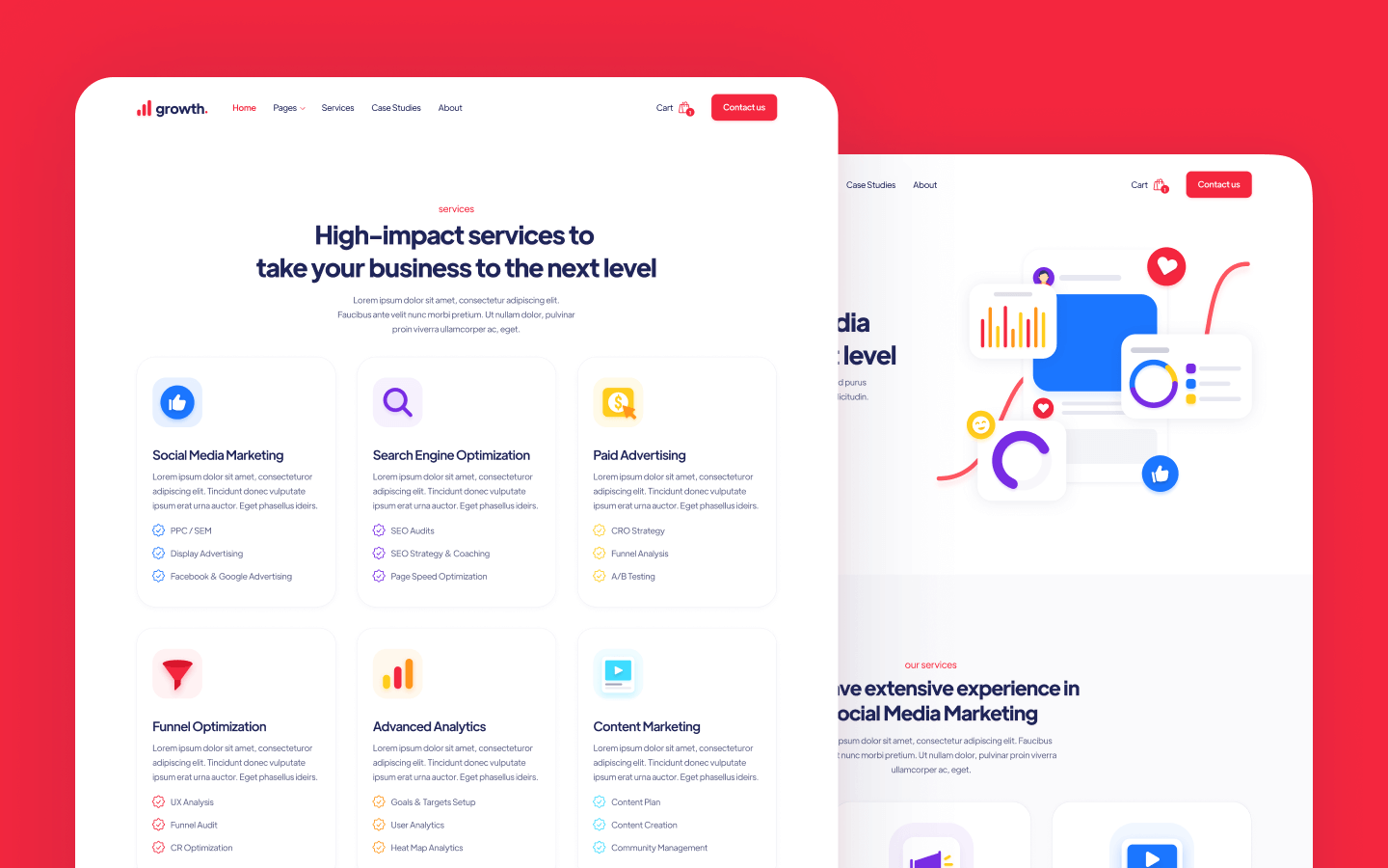 Growth Webflow Template