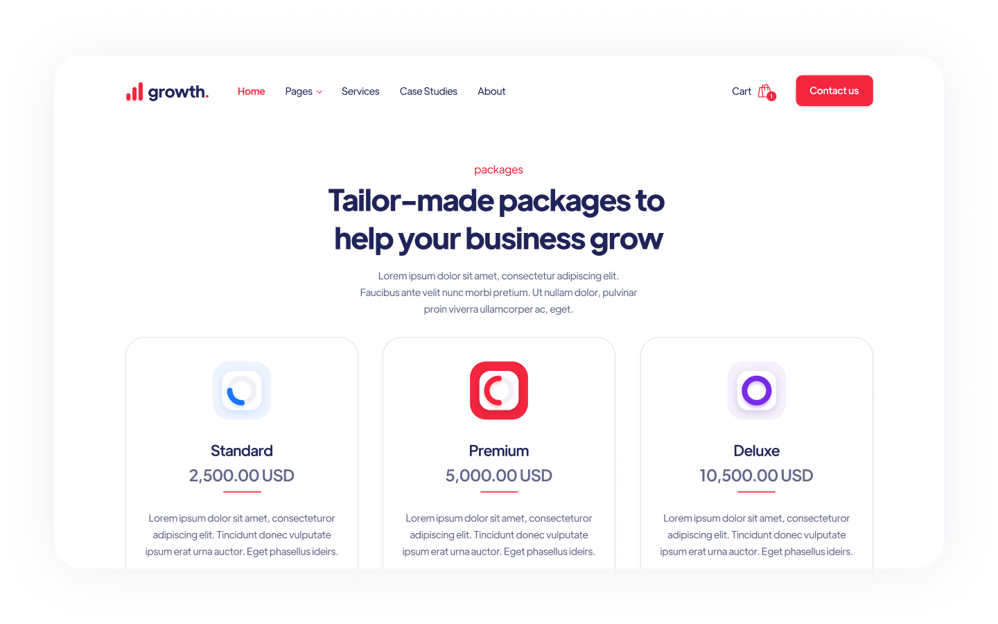 Growth Webflow Template