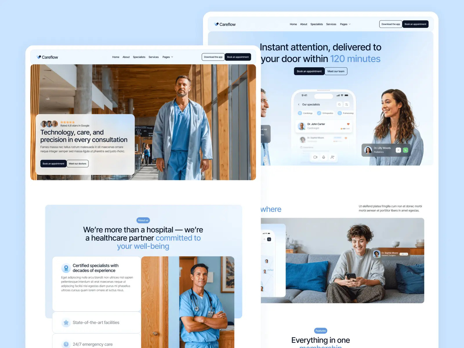 Medical Center Webflow Template