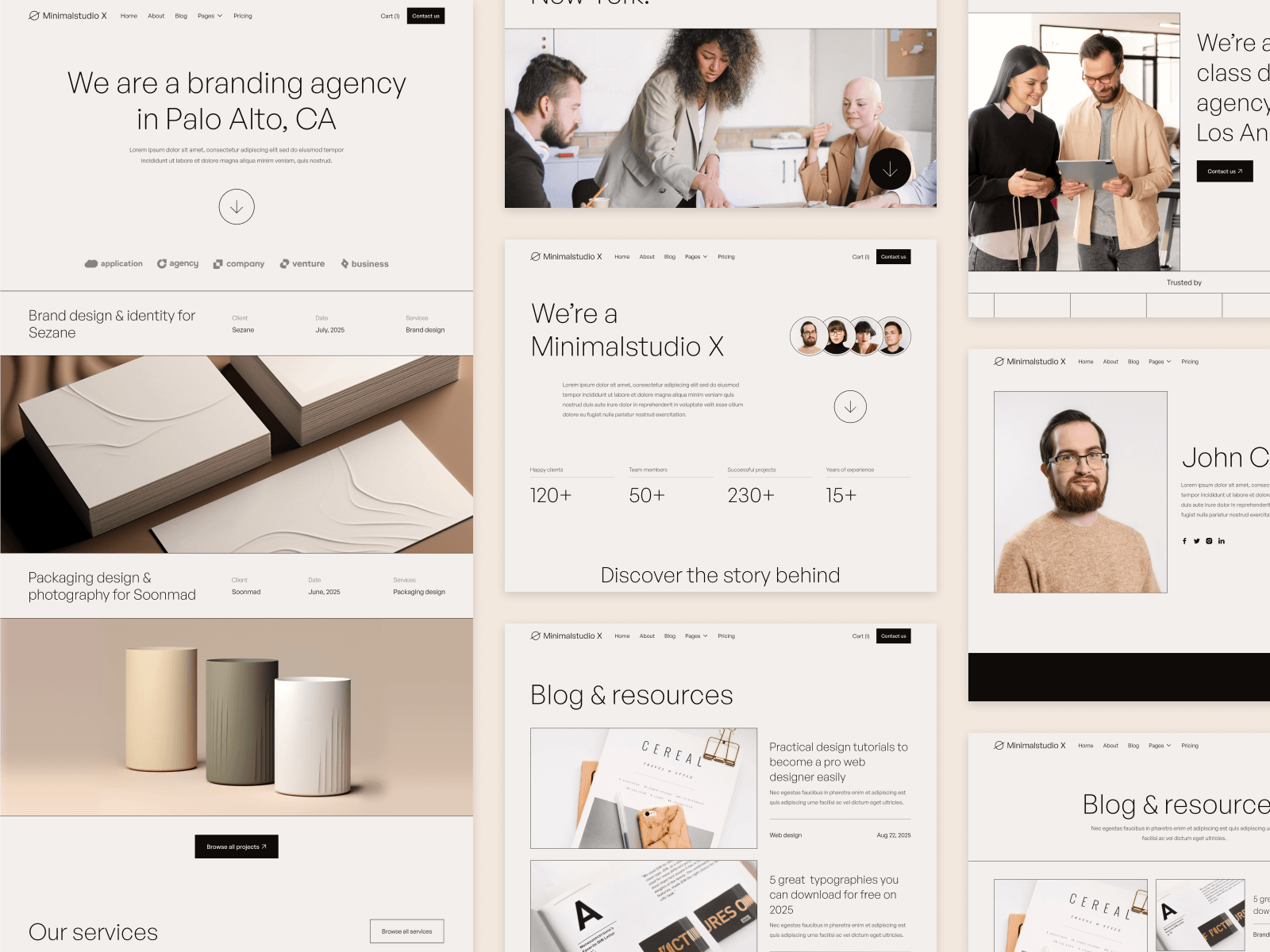 Minimal Agency Webflow Theme