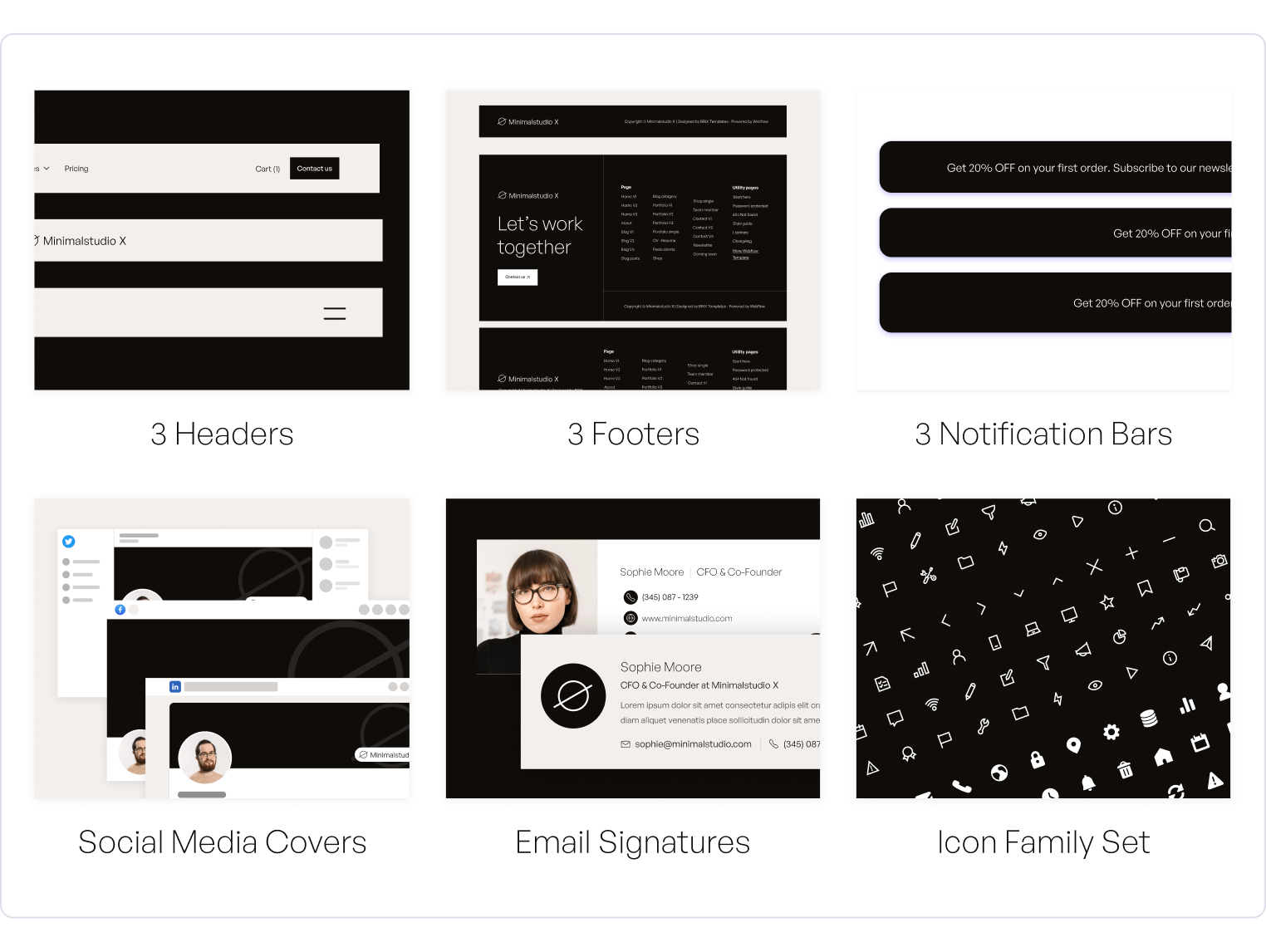 Minimalstudio X | Minimal Agency Webflow Template Benefits