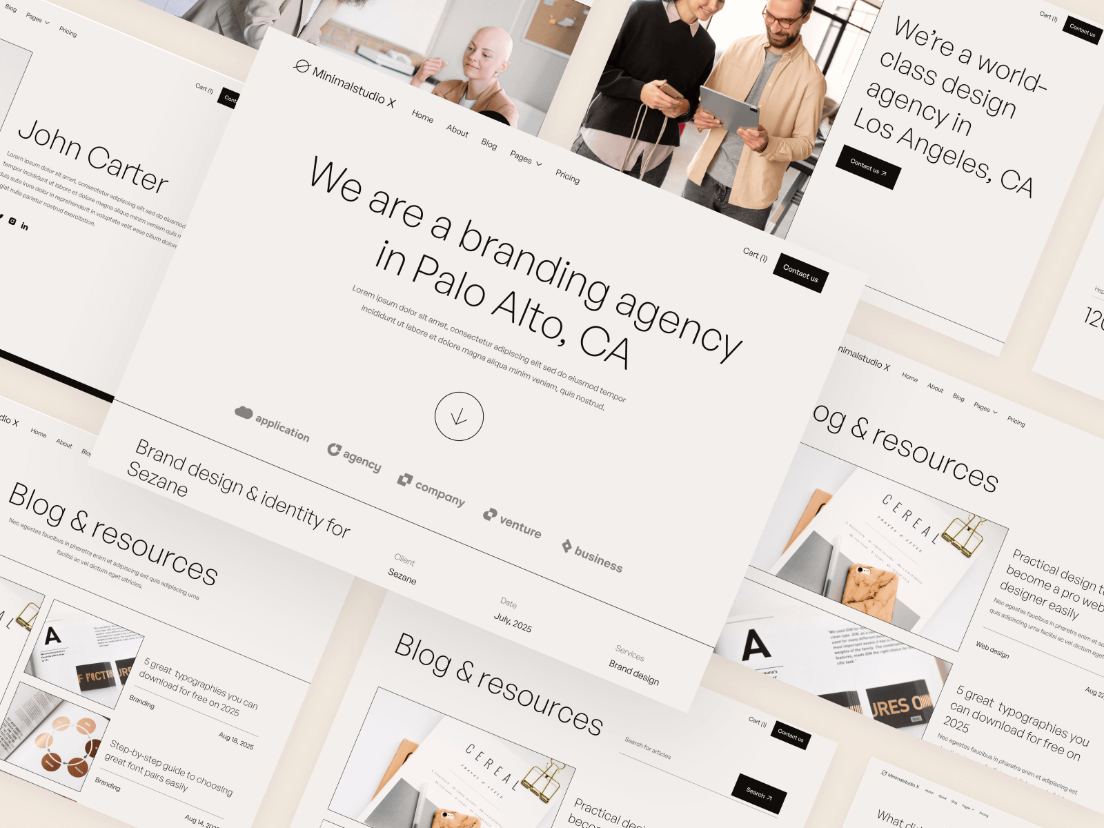 Simple Agency Webflow Template