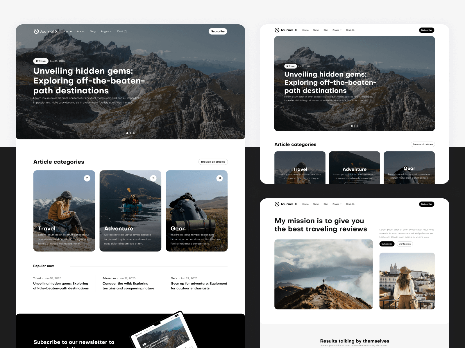 Journal Webflow Template