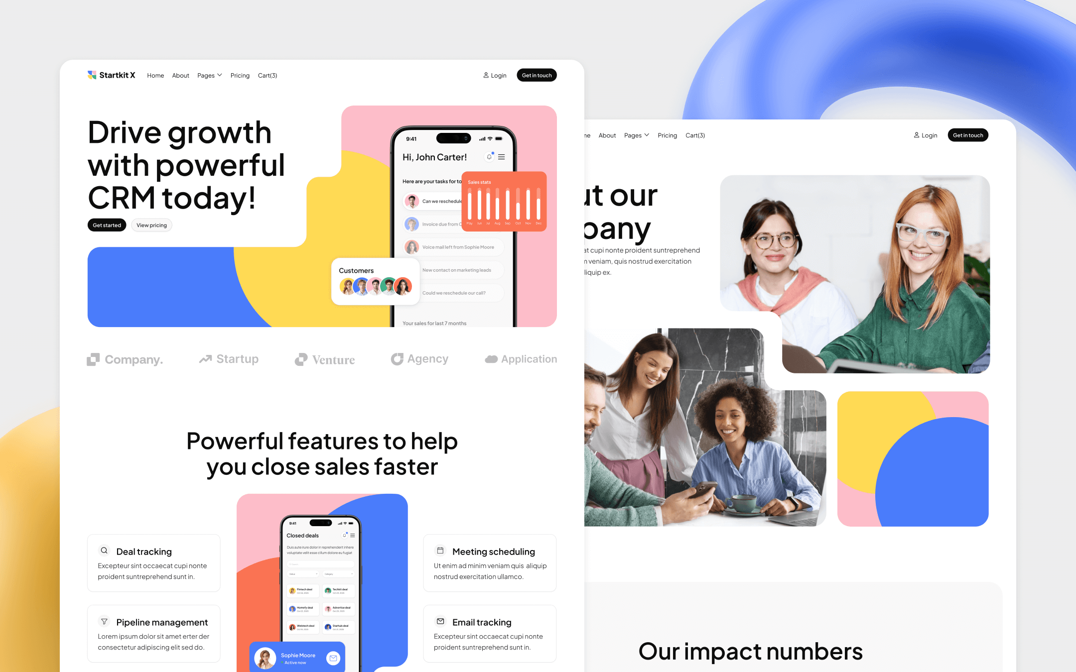 Startkit X Webflow Template