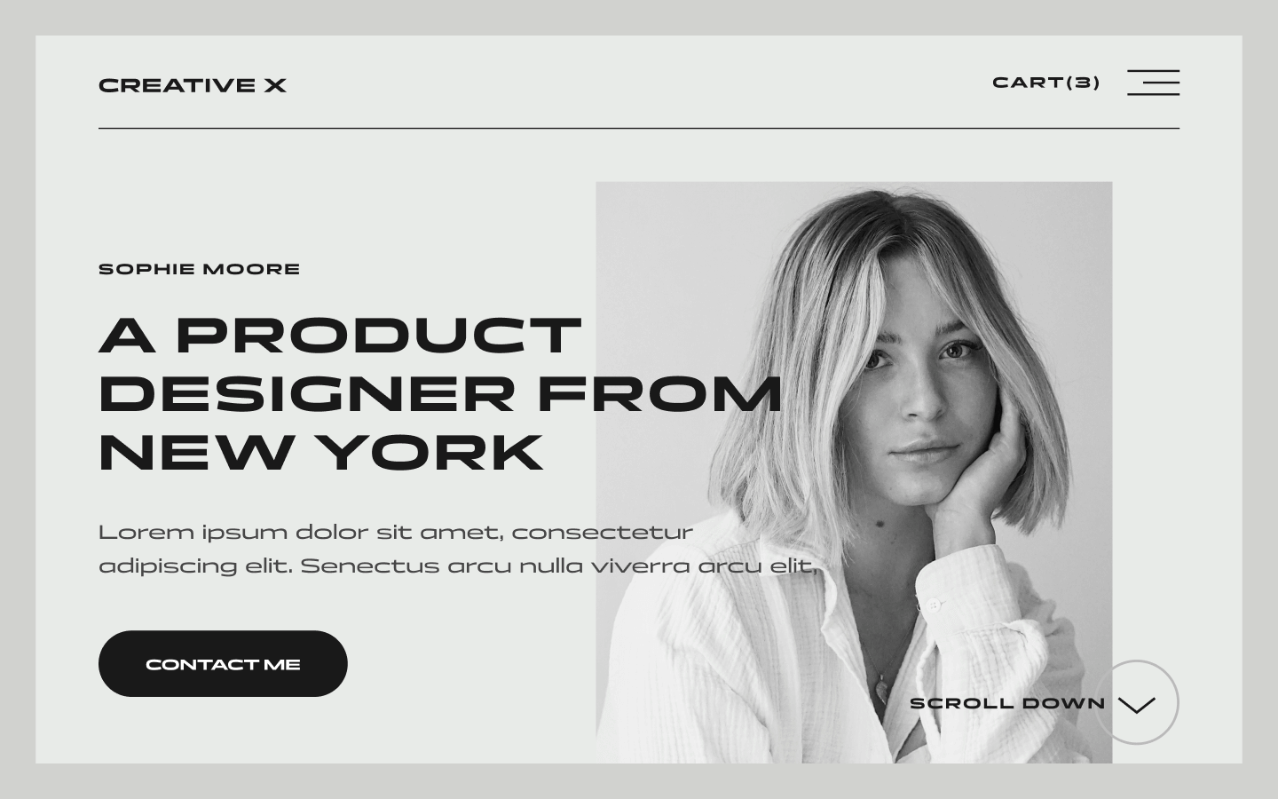 Minimal Portfolio Webflow Template