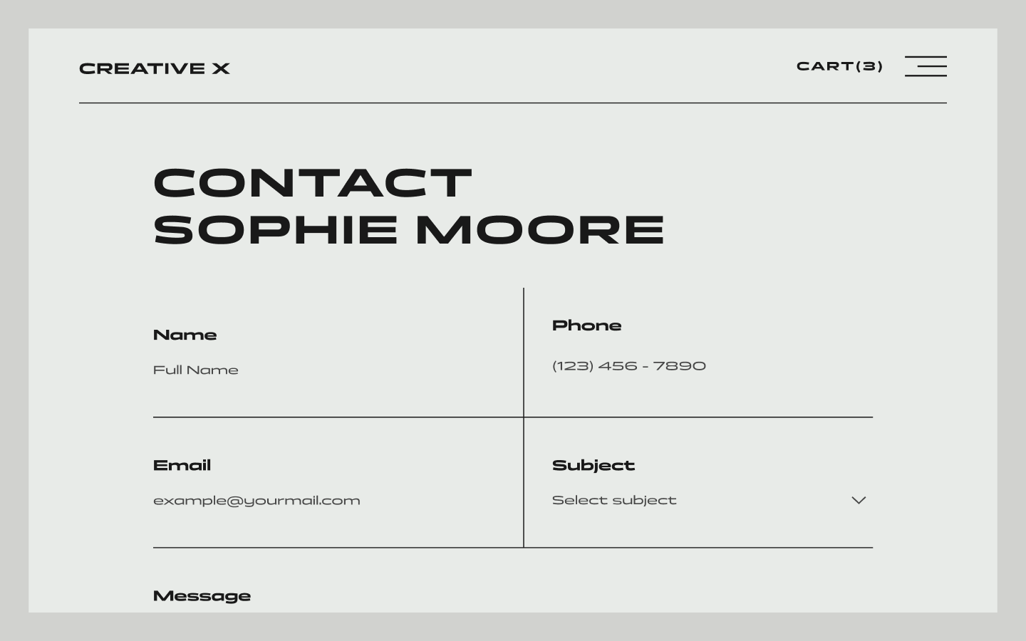 Creative X Webflow Template