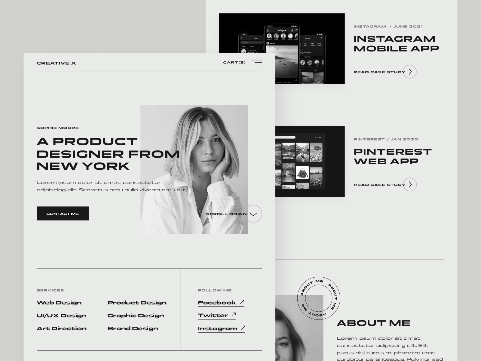 Minimal Portfolio Webflow Template