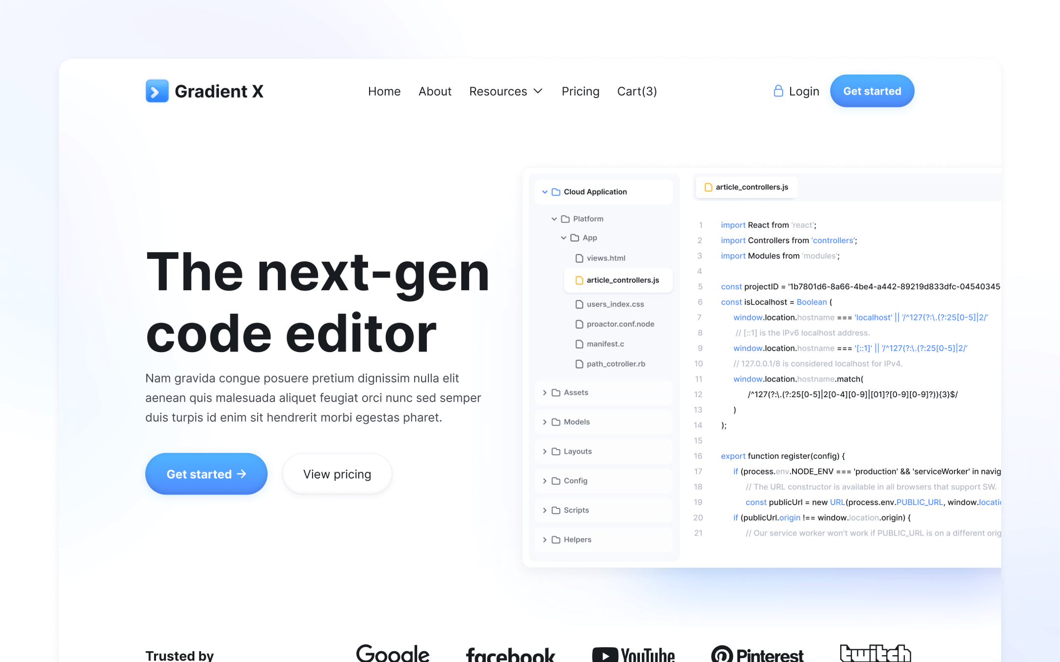 Minimal SaaS Webflow Template