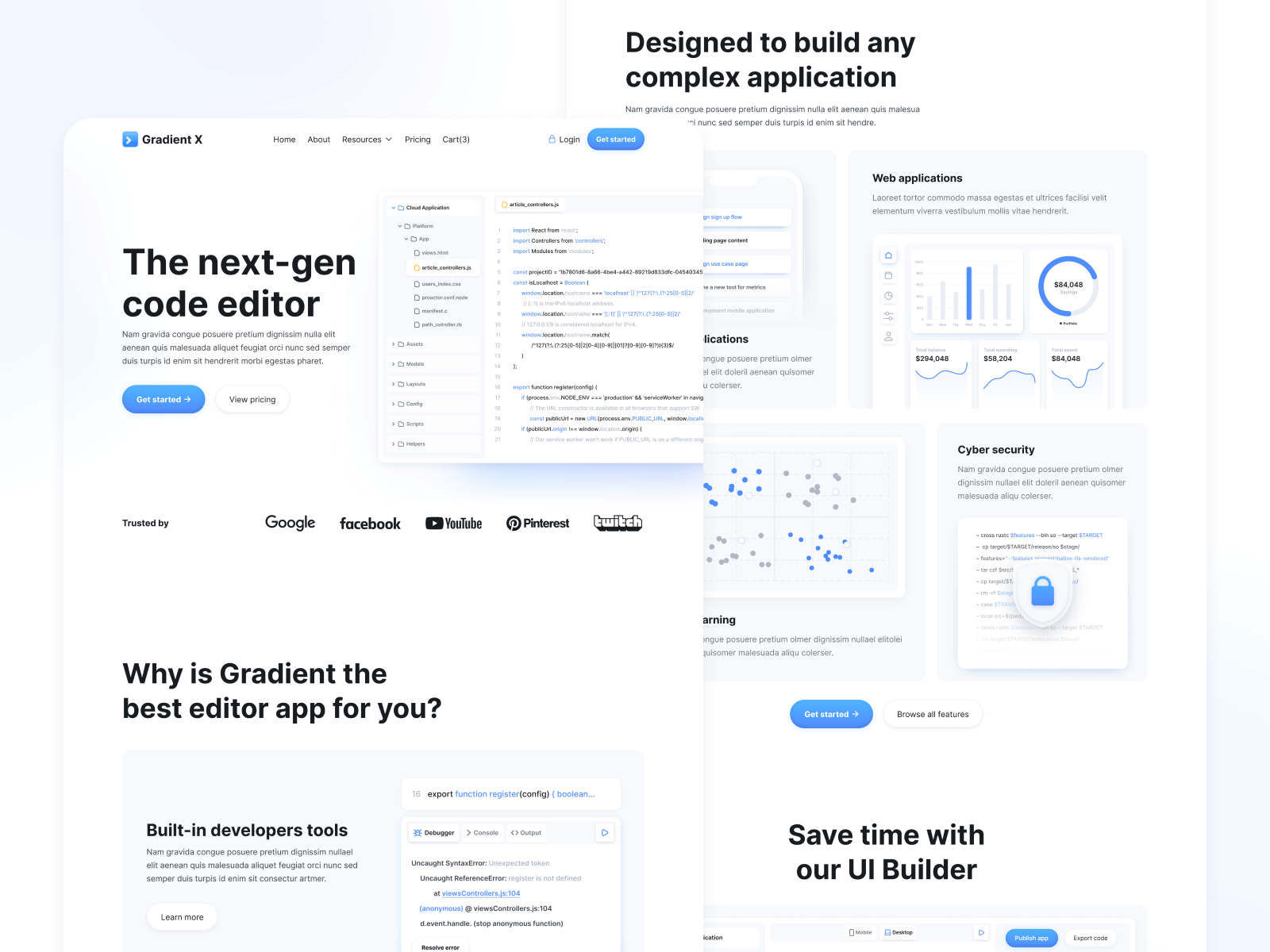 B2B SaaS Webflow Template