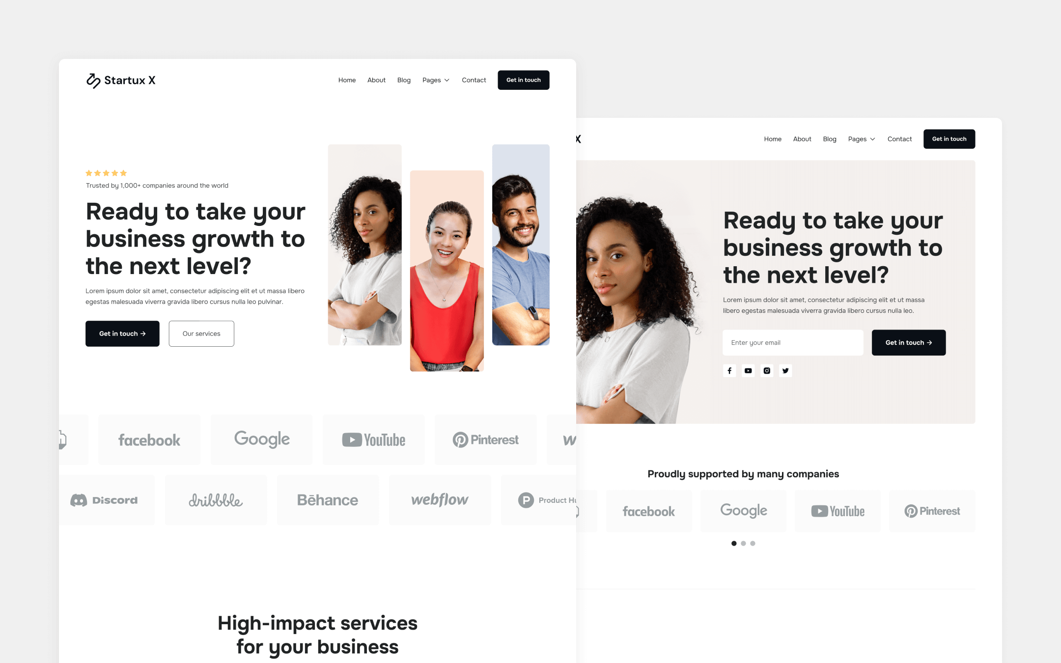 Minimal Startup Webflow Template