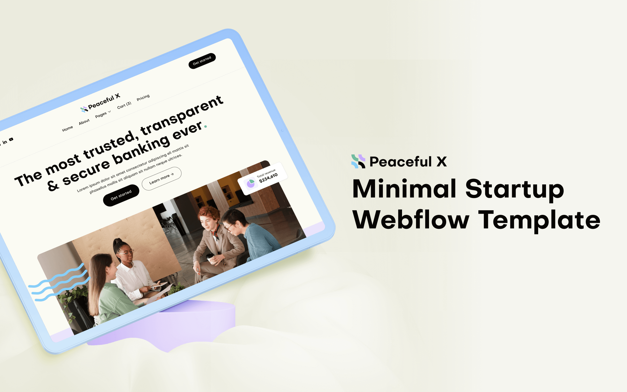 Minimal Startup Webflow Theme