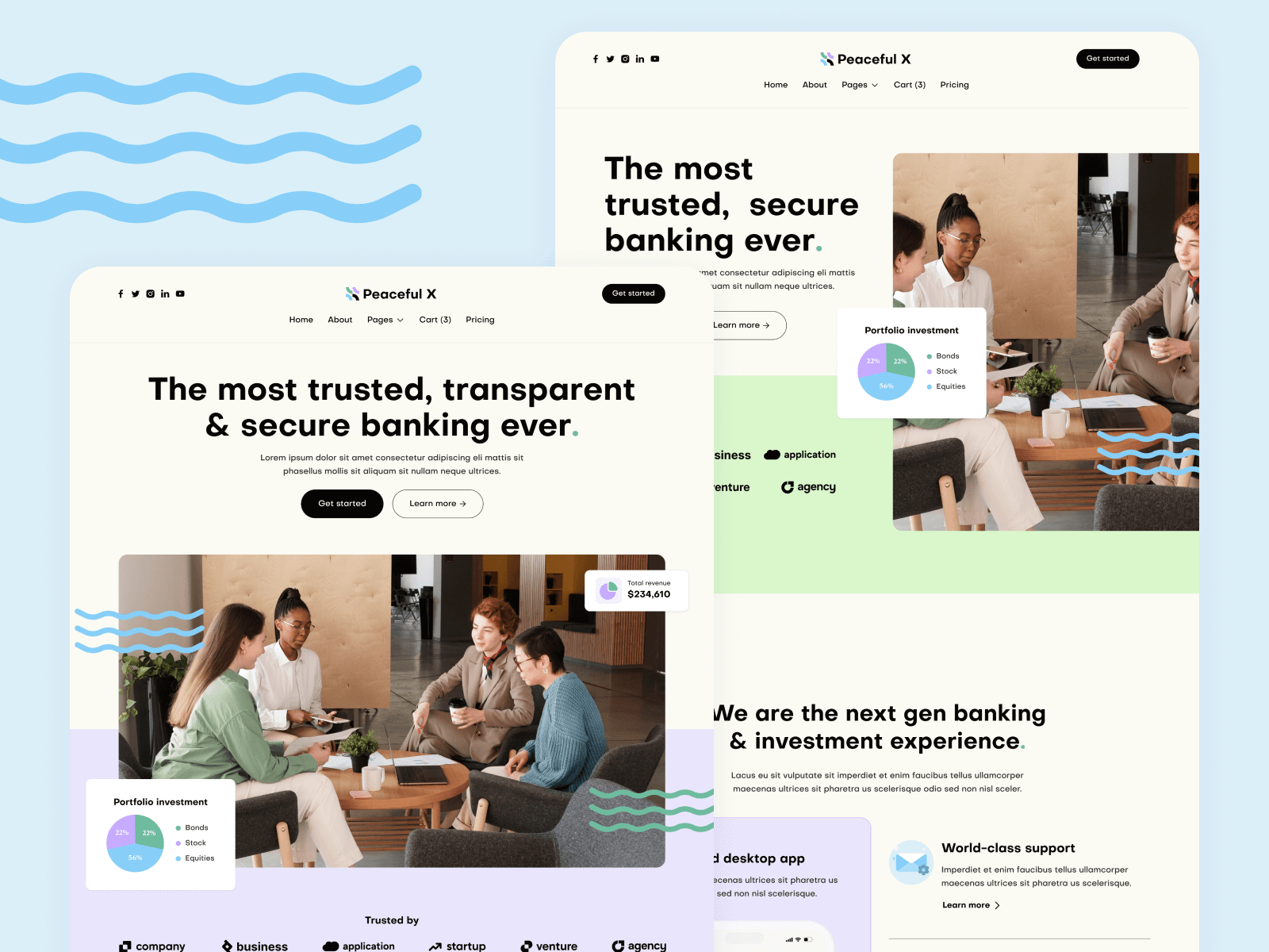 Clean Startup Webflow Template