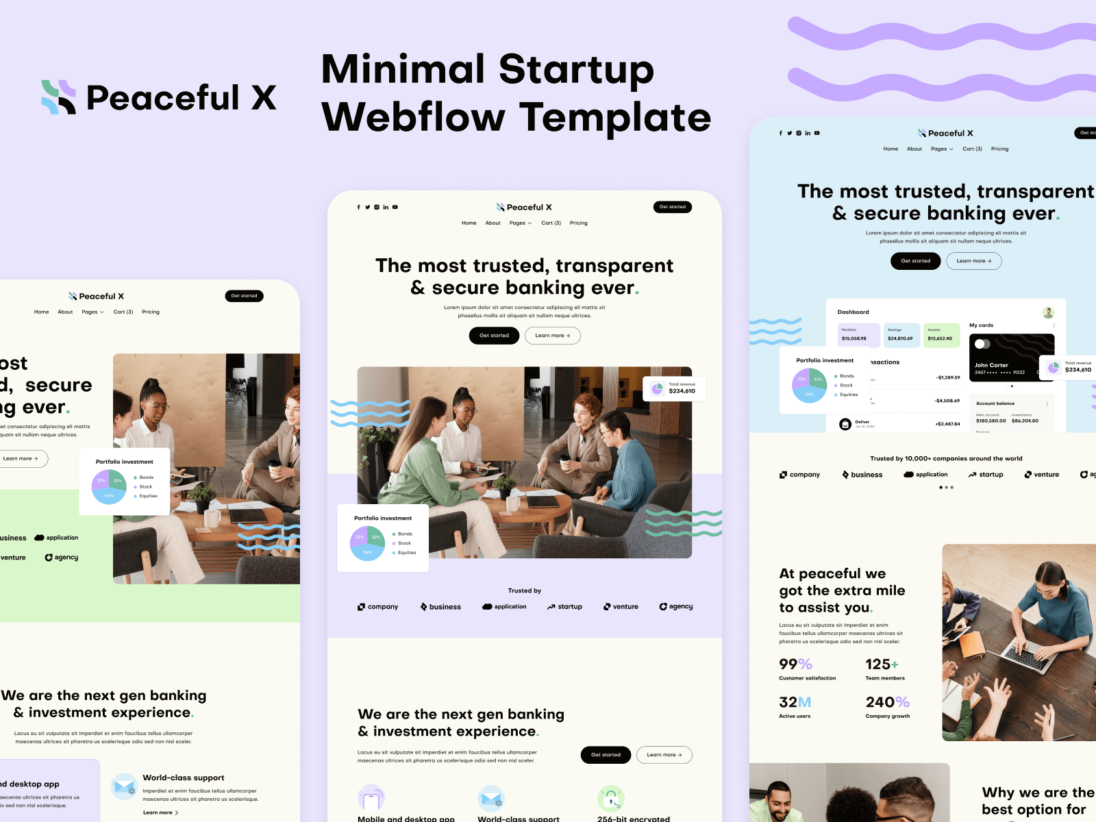 Minimal Startup Webflow Template
