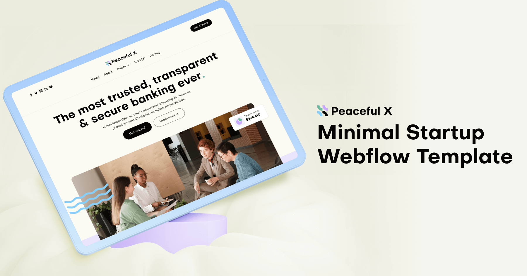Minimal Startup Webflow Theme