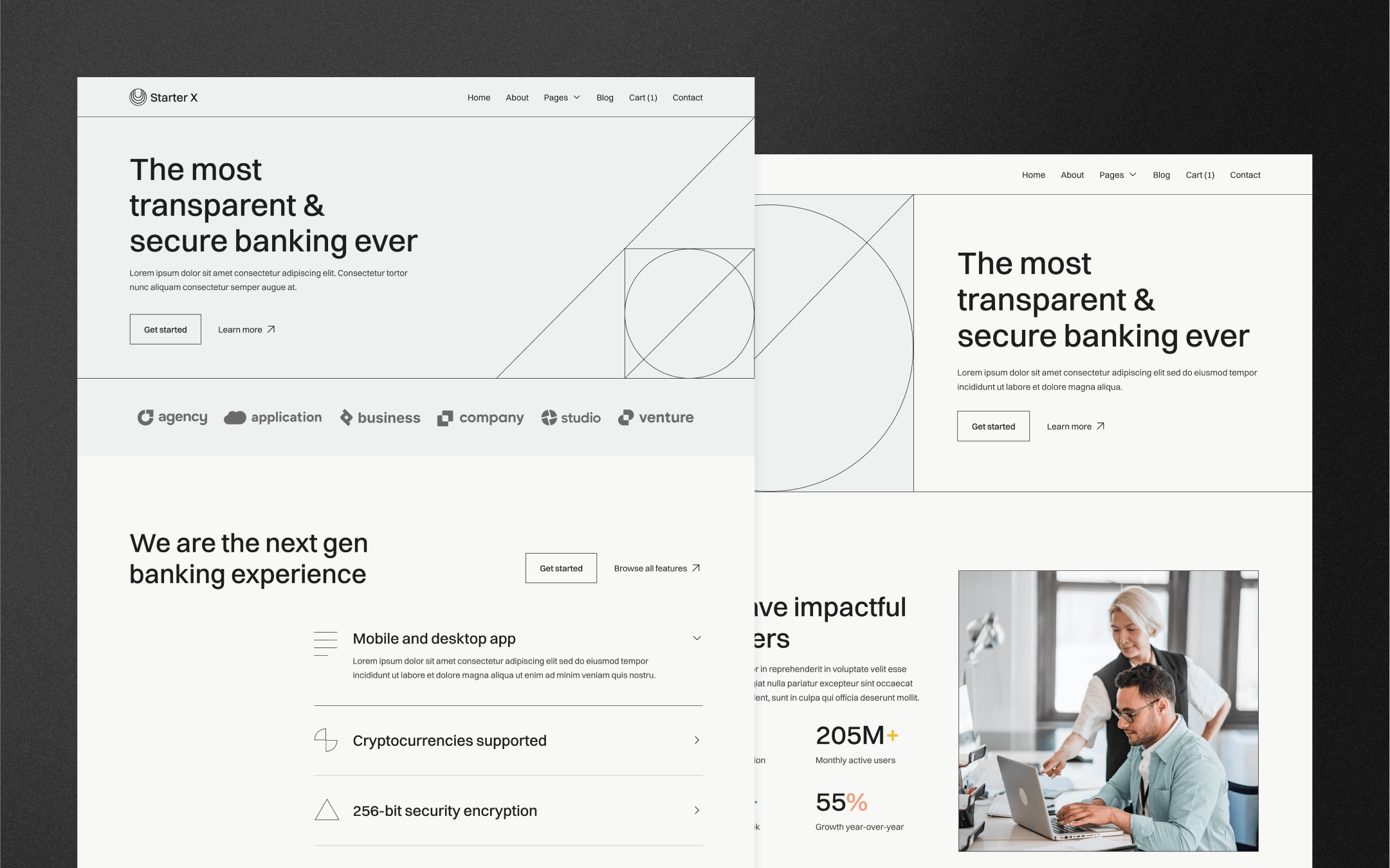 Starter X Webflow Template