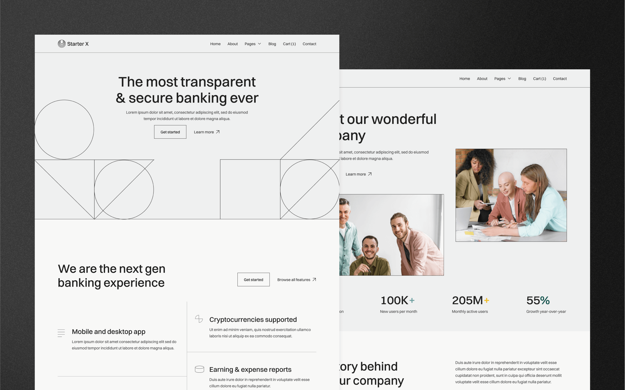 Starter X Webflow Template
