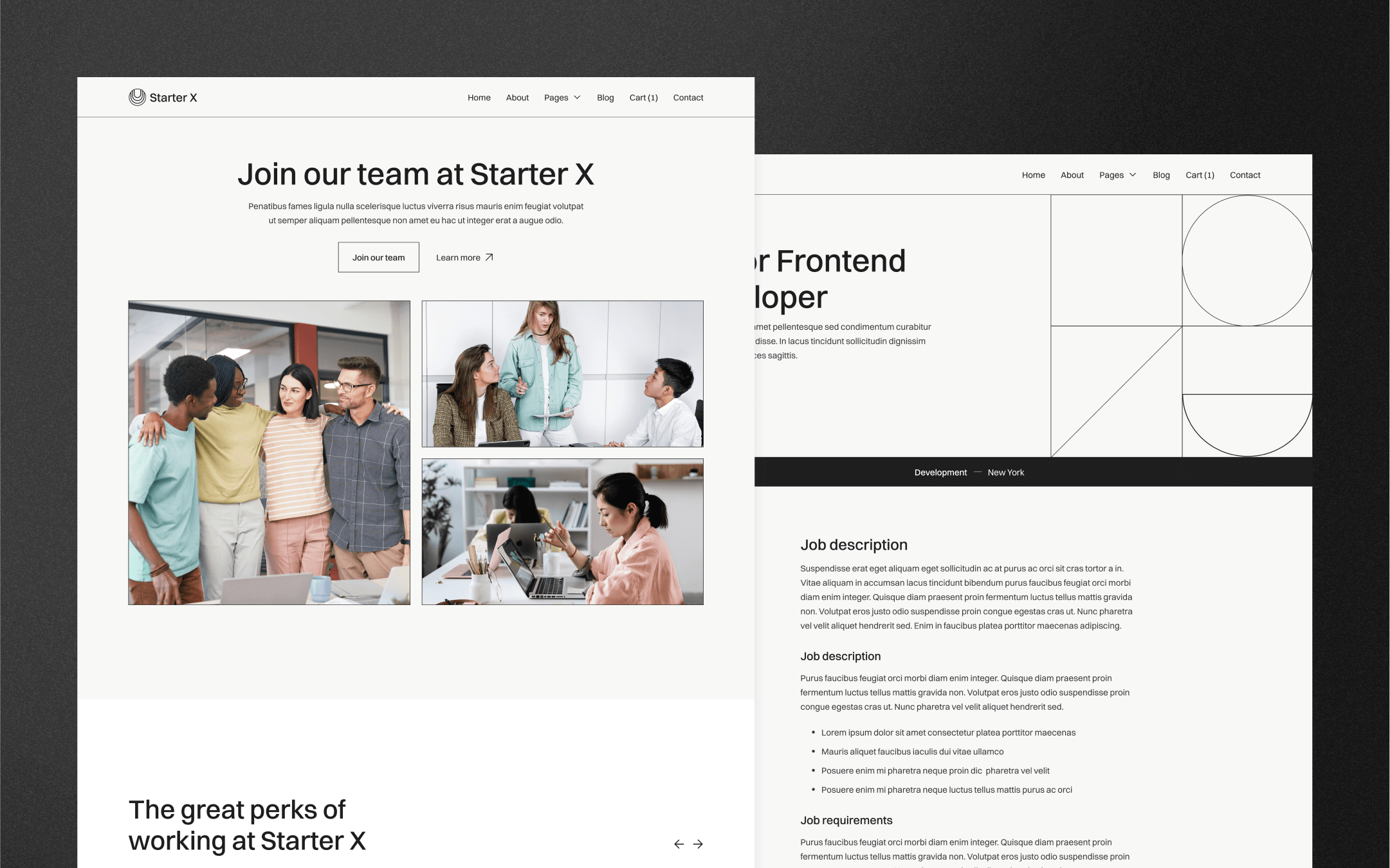 Starter X Webflow Template