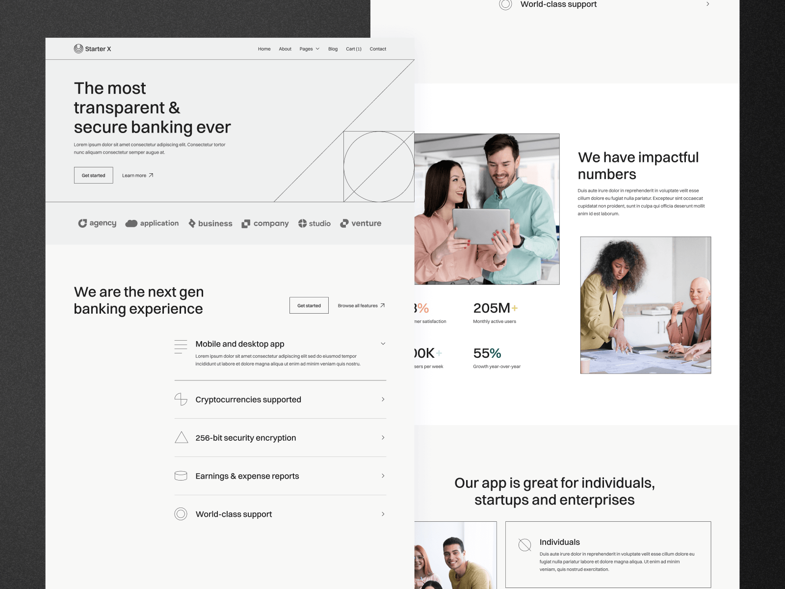 Clean Startup Webflow Template