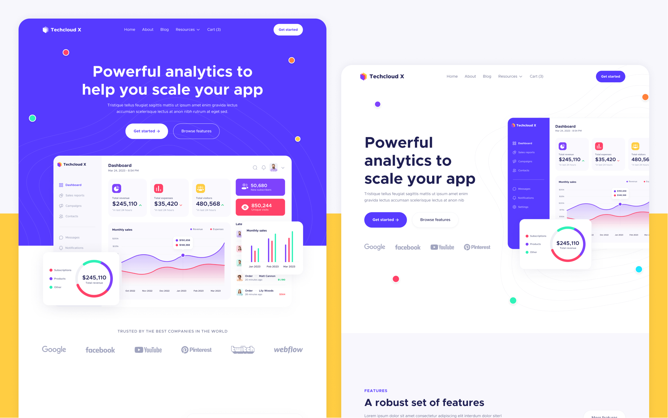 Techcloud X Webflow Template