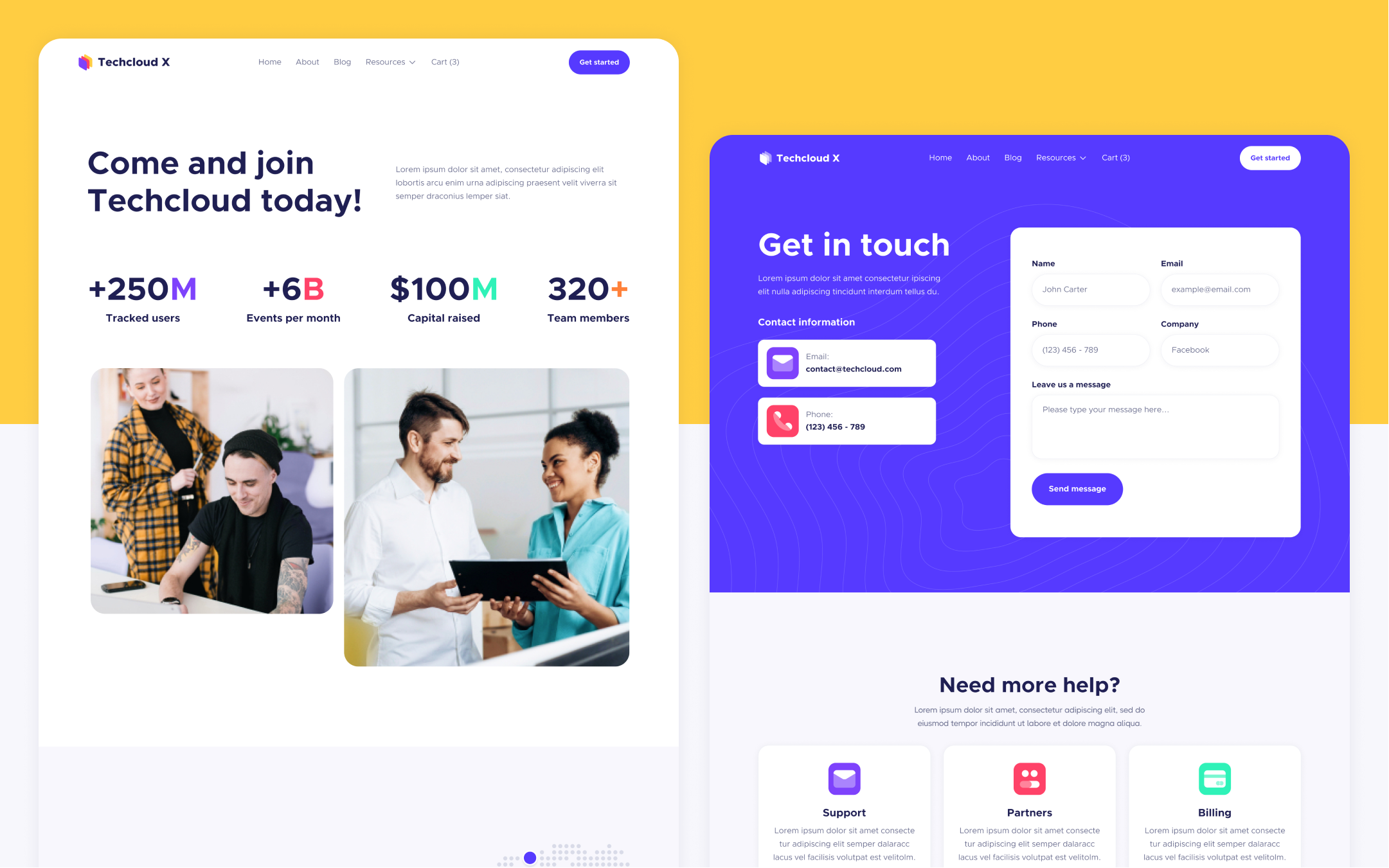 Techcloud X Webflow Template