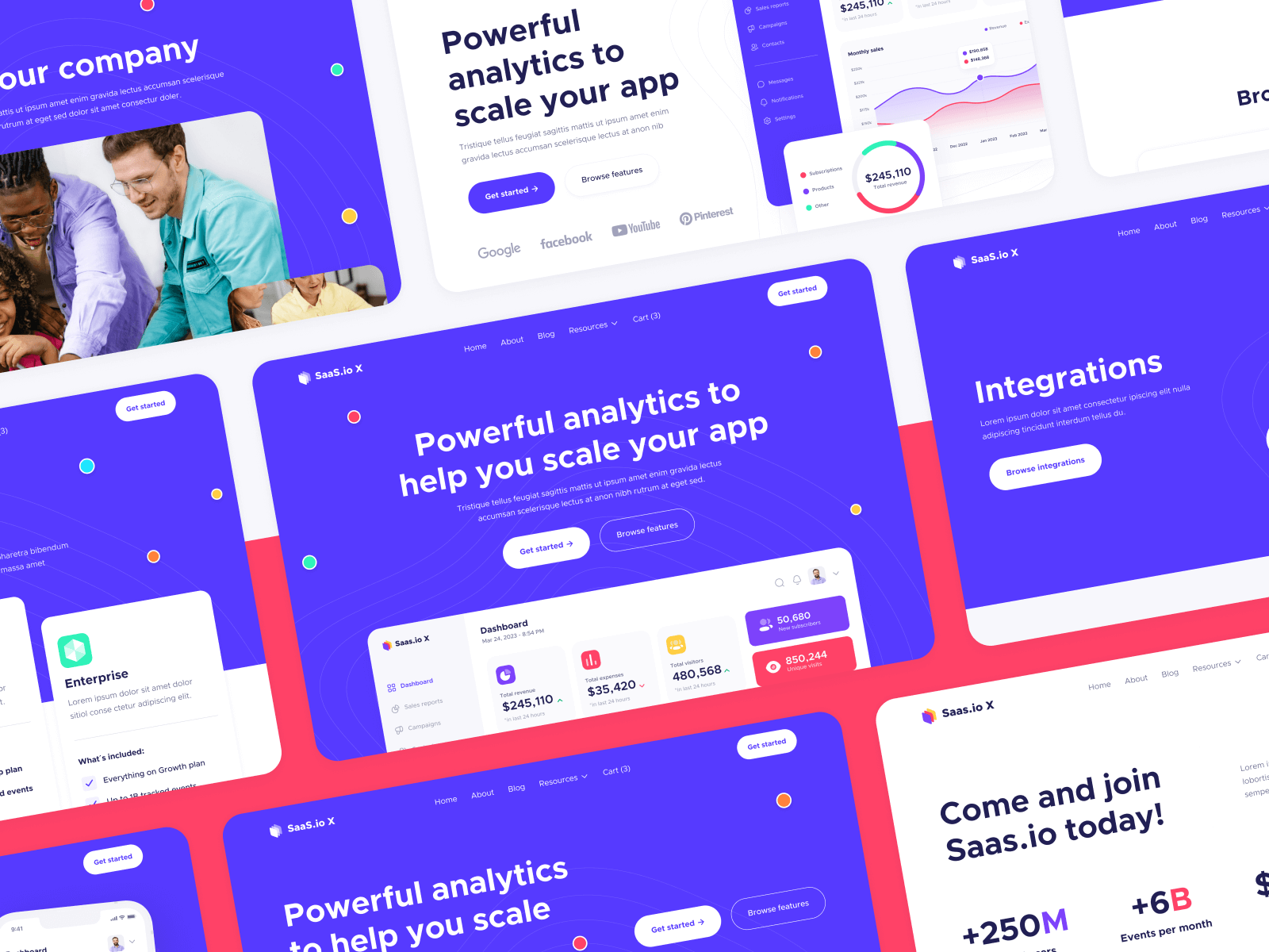 Modern SaaS Webflow Theme