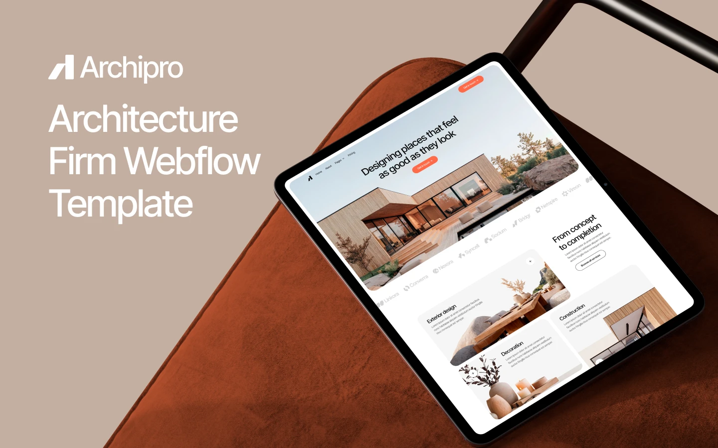 Modern Architecture Firm Webflow Theme
