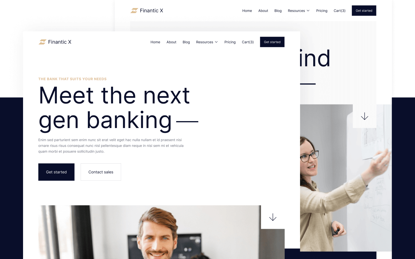 Modern Bank Webflow Template