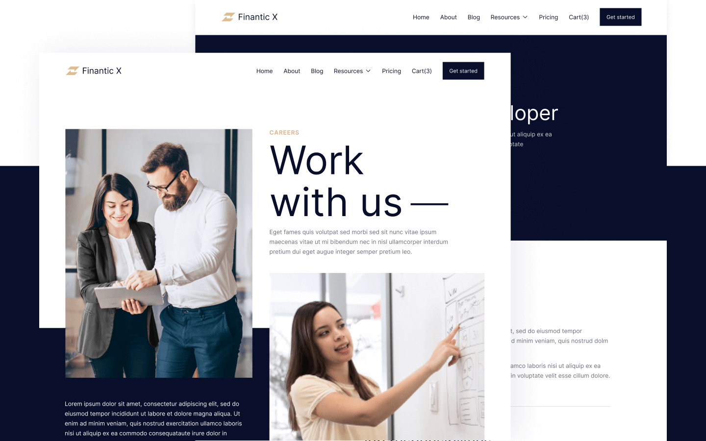 Finantic X Webflow Template