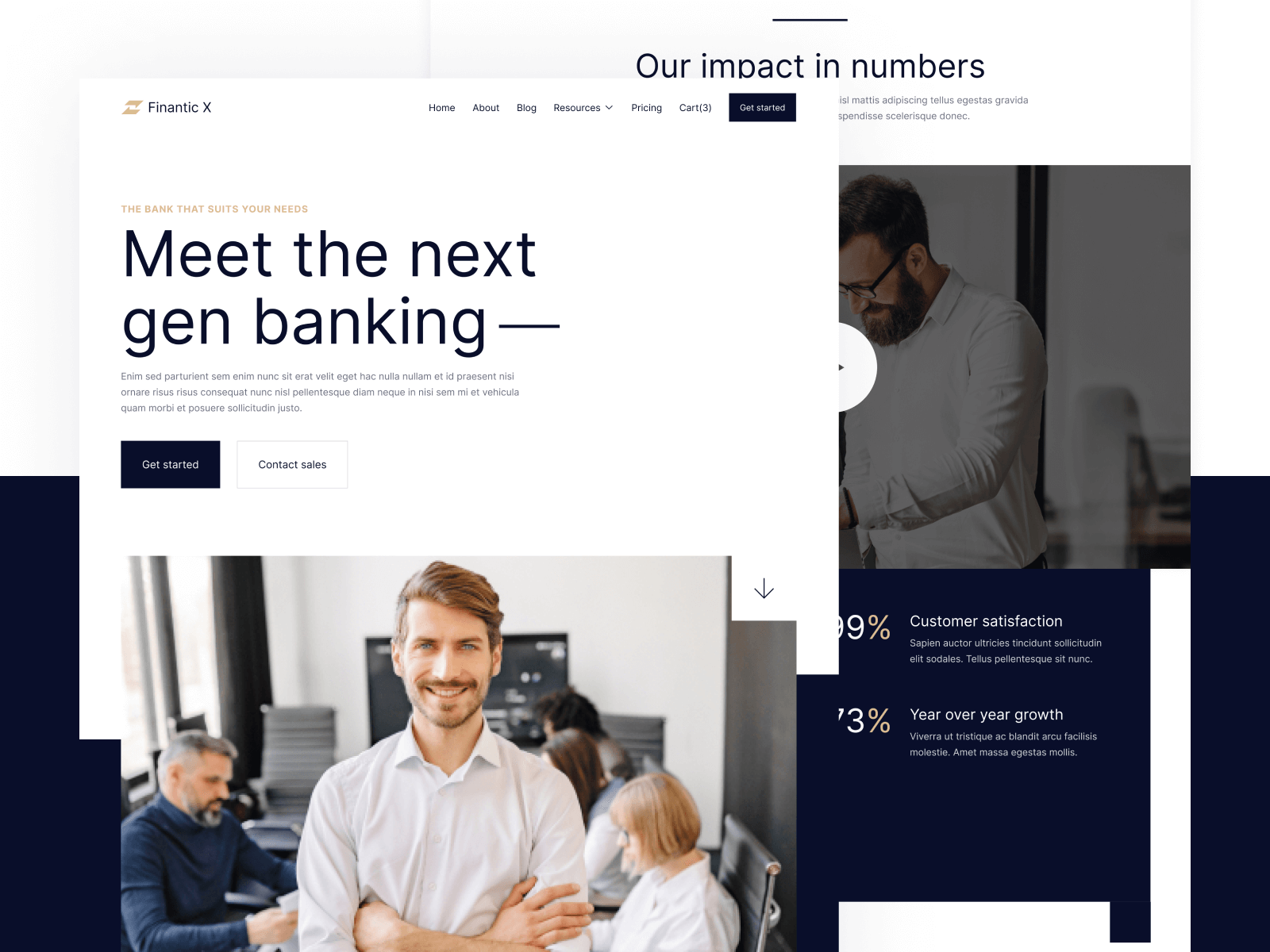 Modern Bank Webflow Template