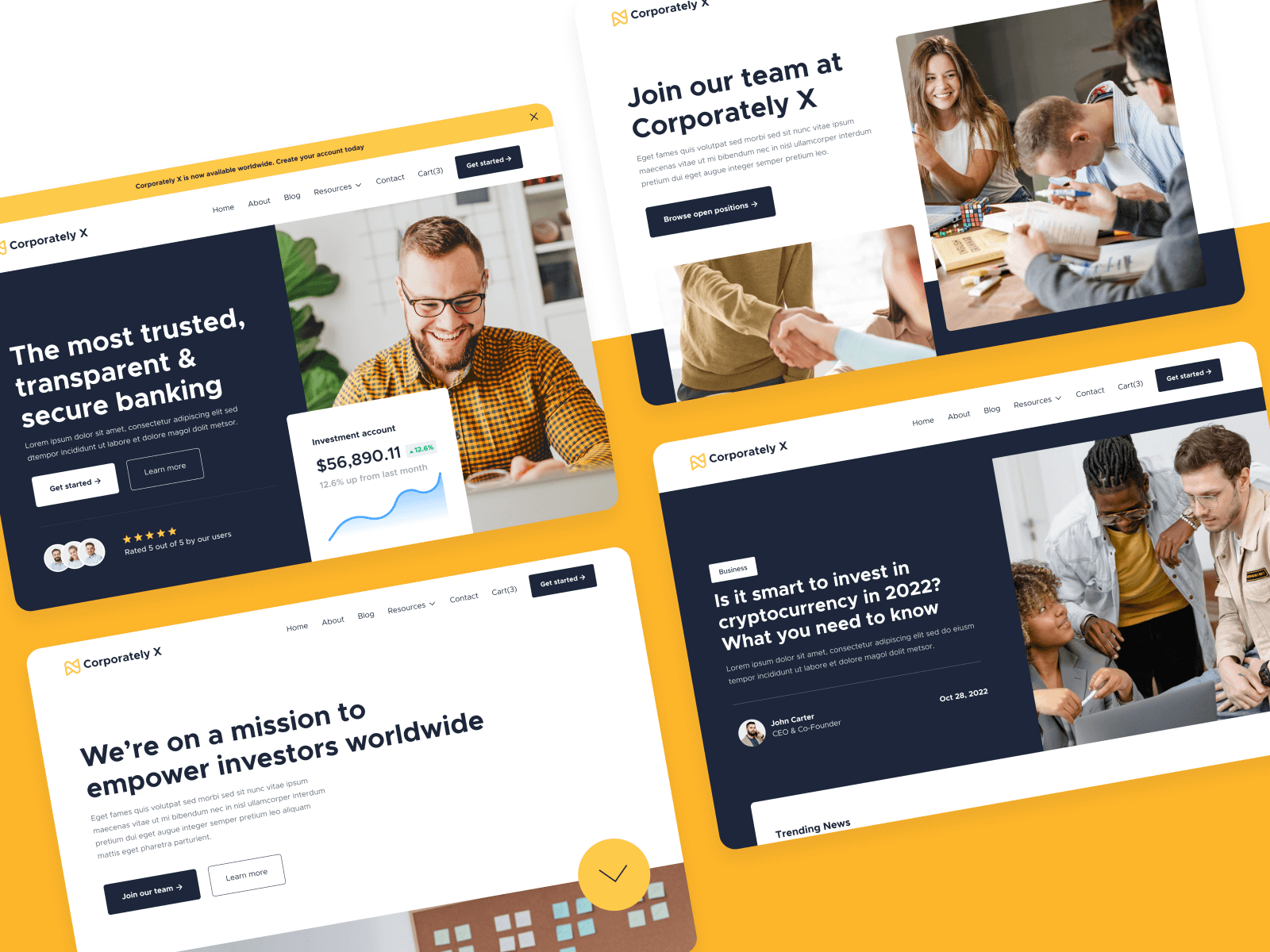 Corporate Startup Webflow Template