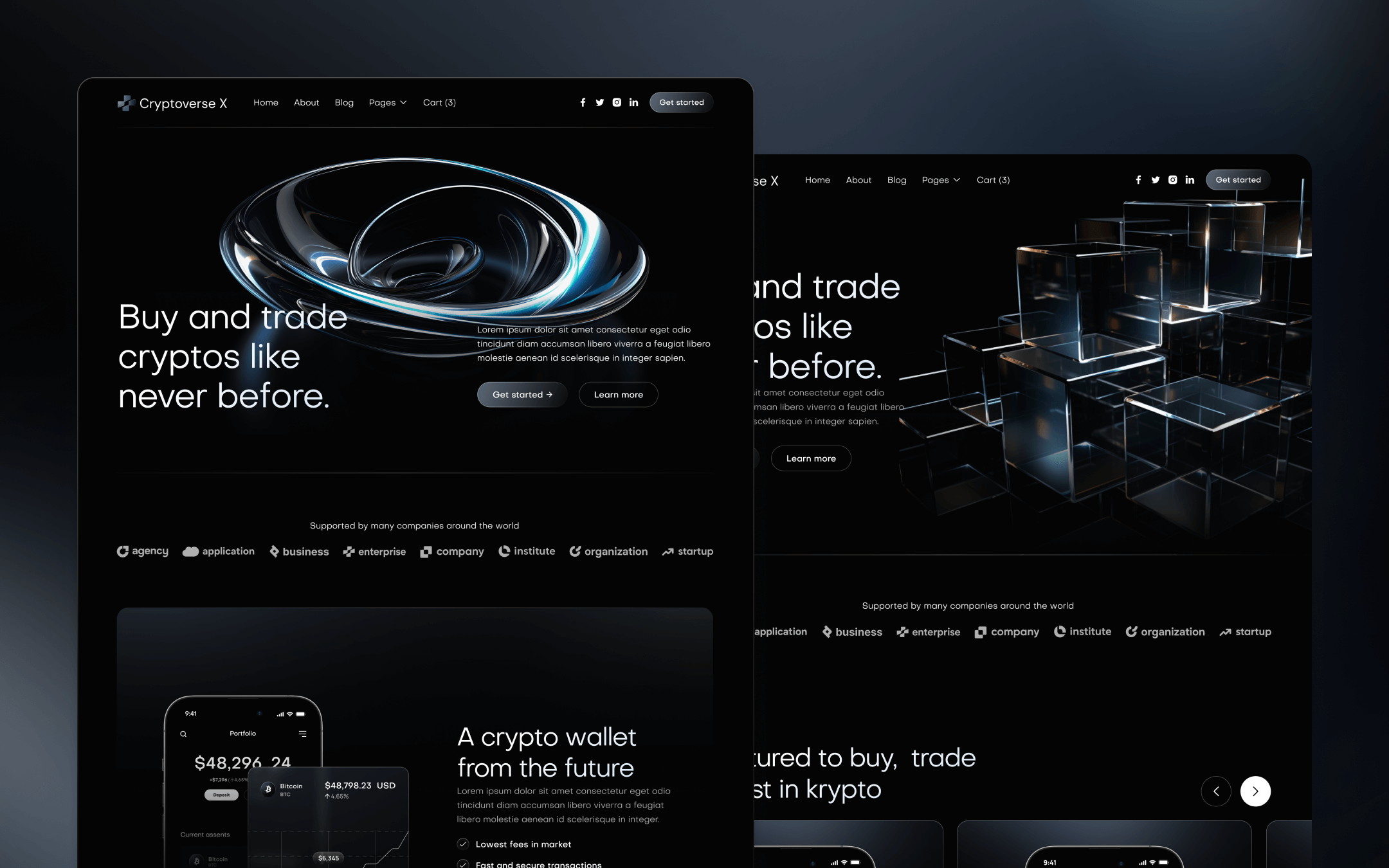 Cryptoverse X Webflow Template
