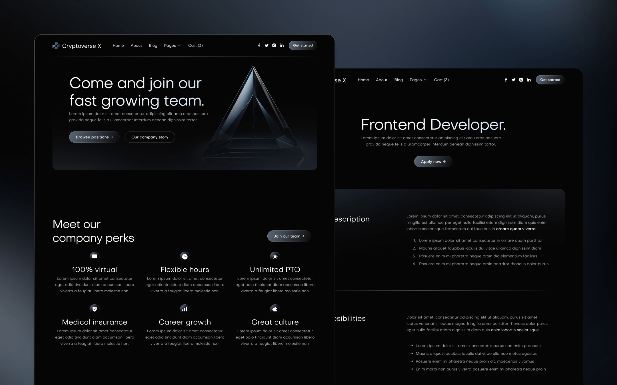 Cryptoverse X Webflow Template