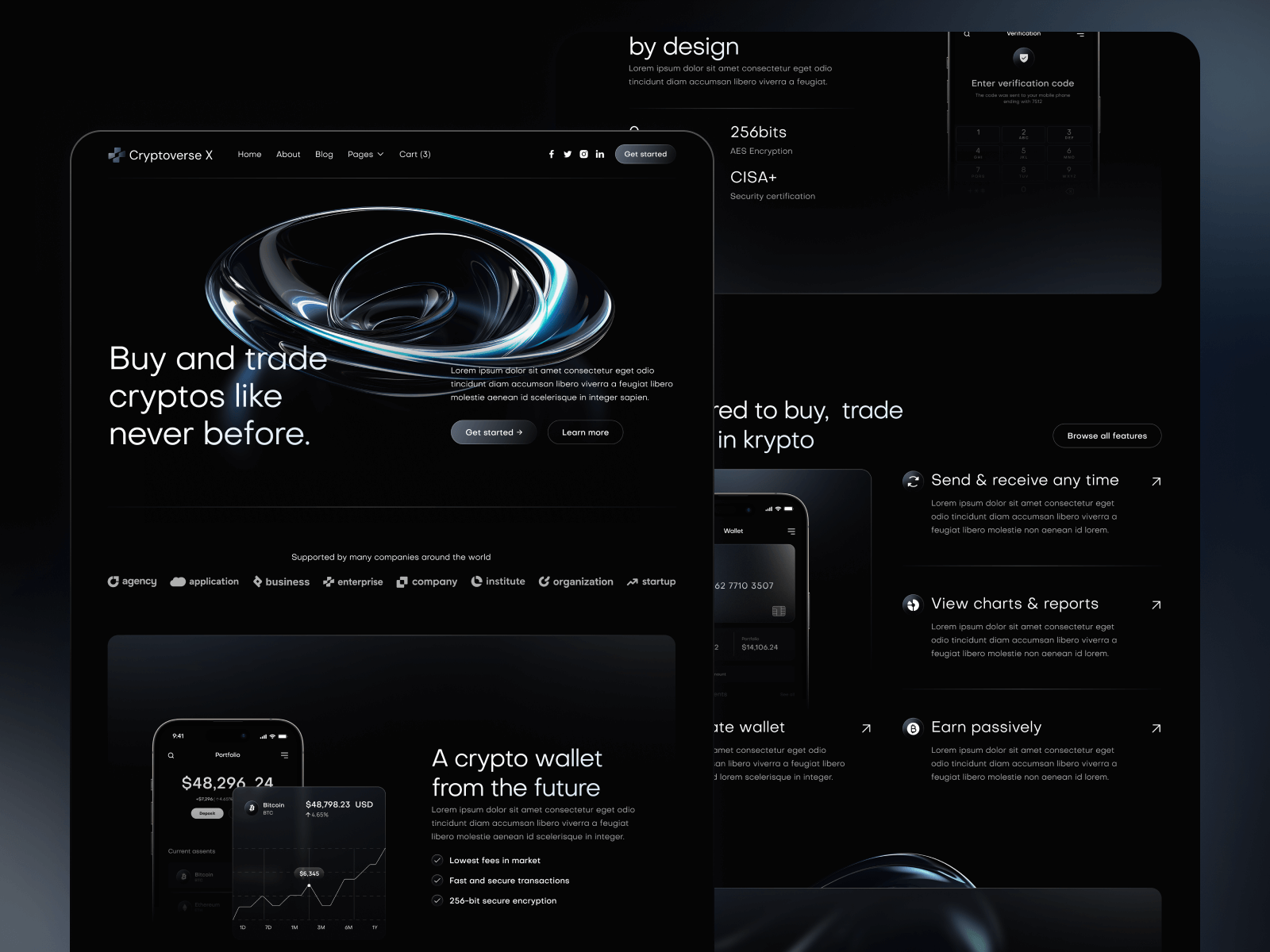 Modern Crypto Webflow Template