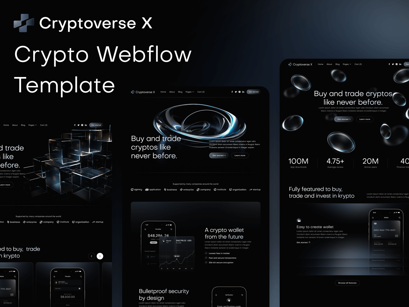 Crypto Webflow Template