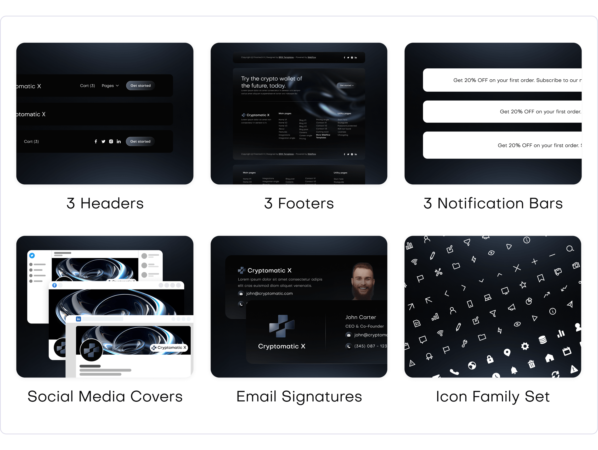 Cryptoverse X | Crypto Webflow Template Benefits