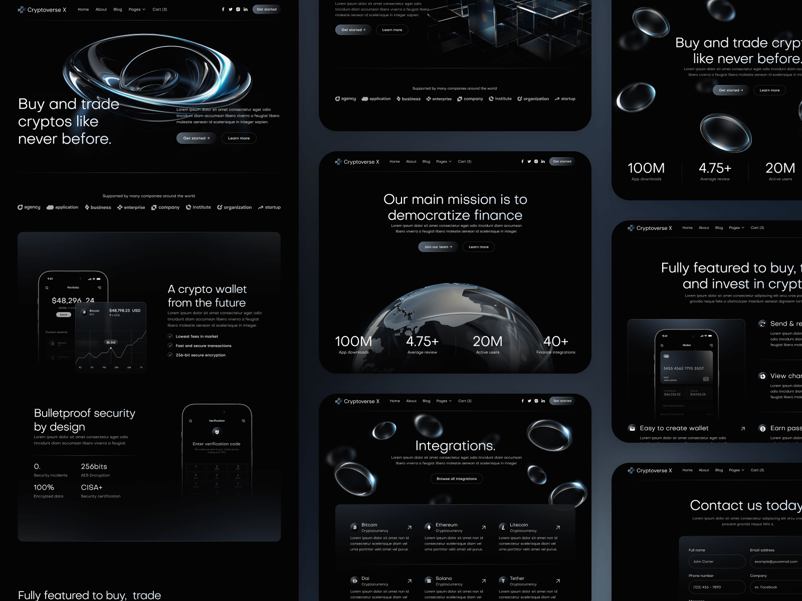DeFi Webflow Template