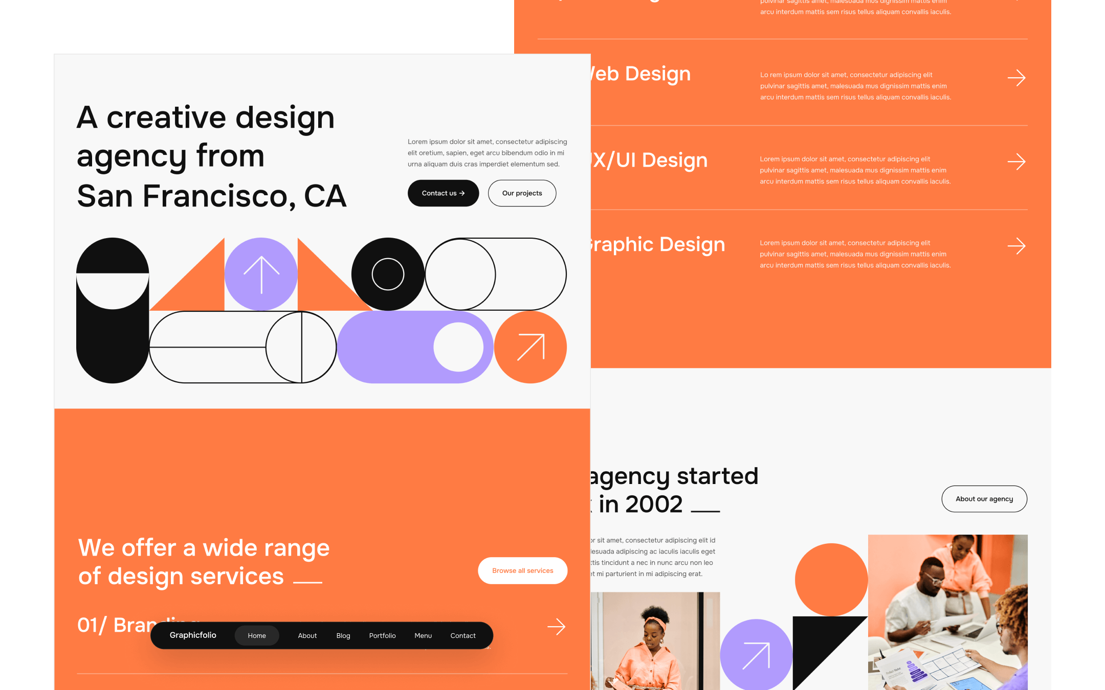 Modern Design Agency Webflow Template