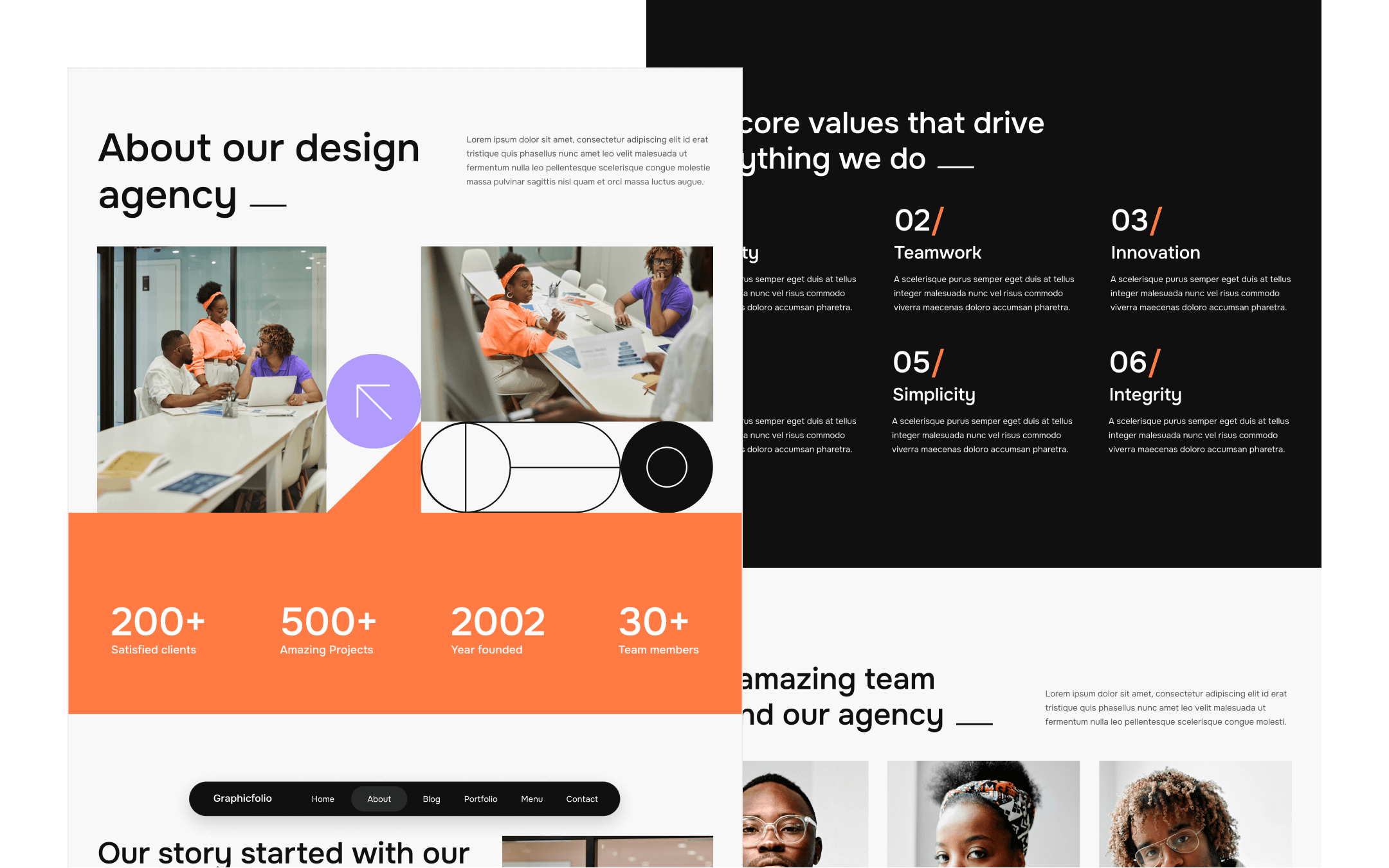 Graphicfolio X Webflow Template