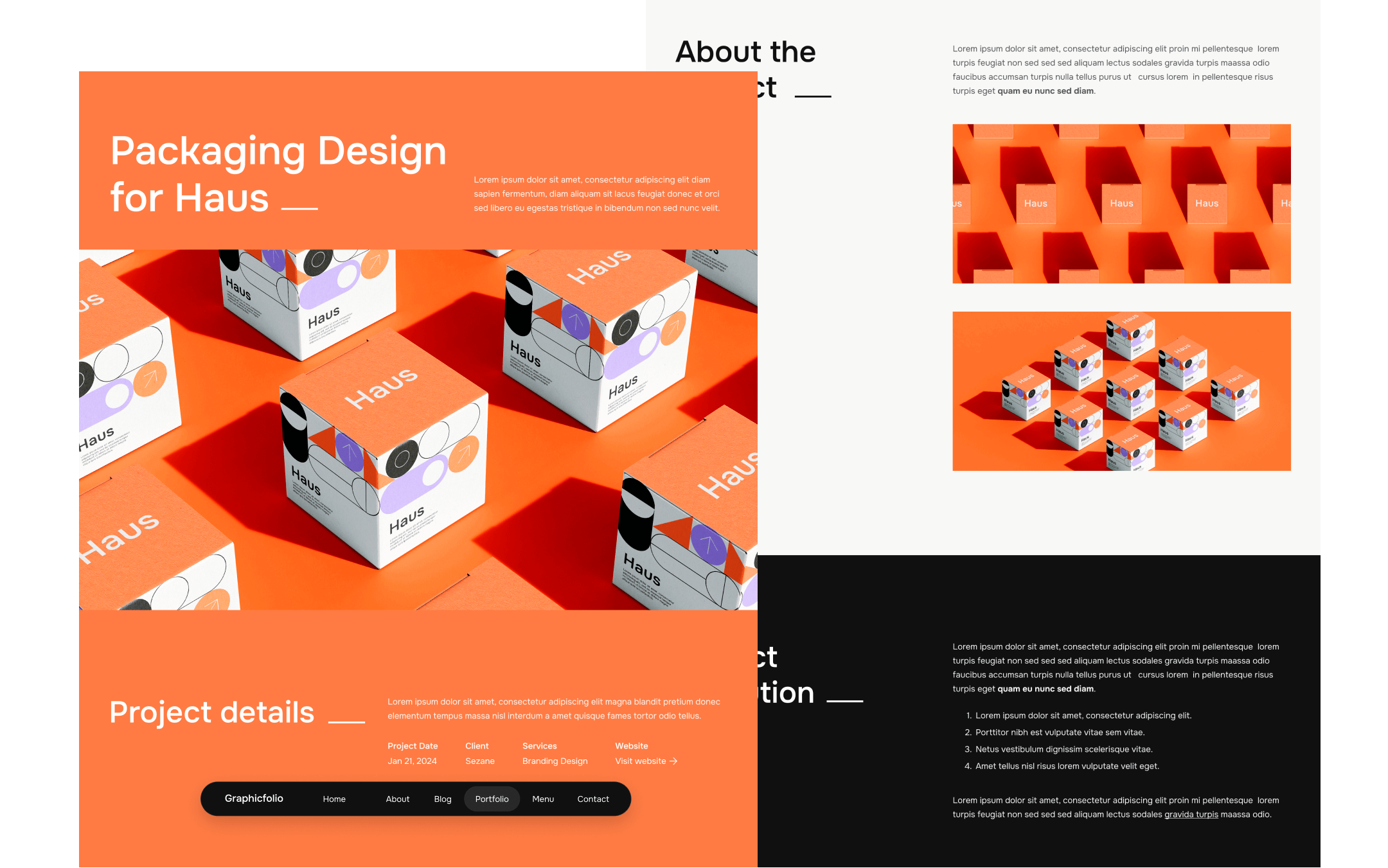 Graphicfolio X Webflow Template