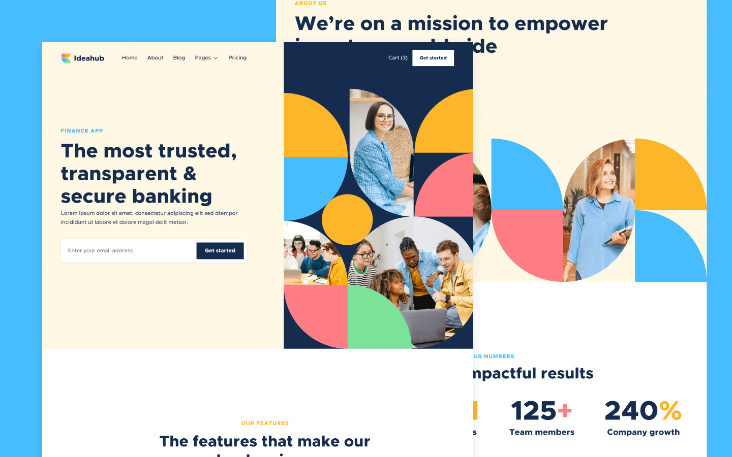 Modern Finance Startup Webflow Template