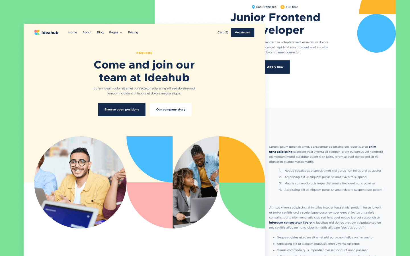 Ideahub X Webflow Template