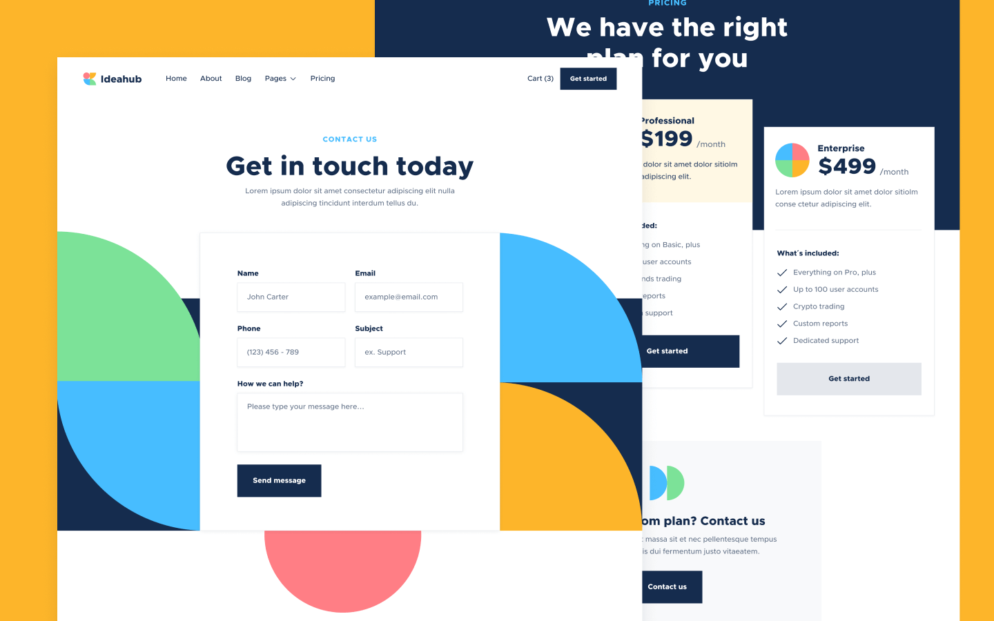 Ideahub X Webflow Template
