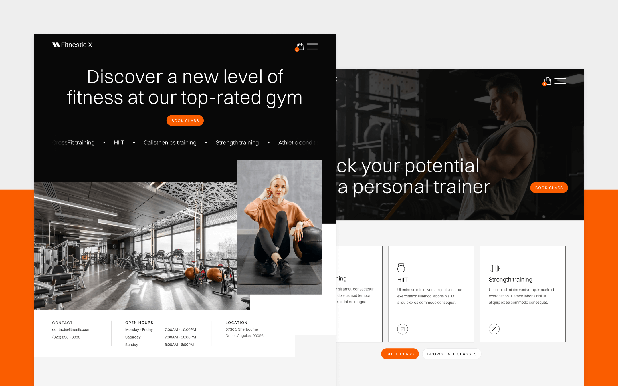 Modern Fitness Webflow Template