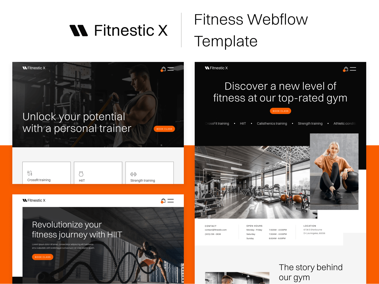 Fitness Webflow Template