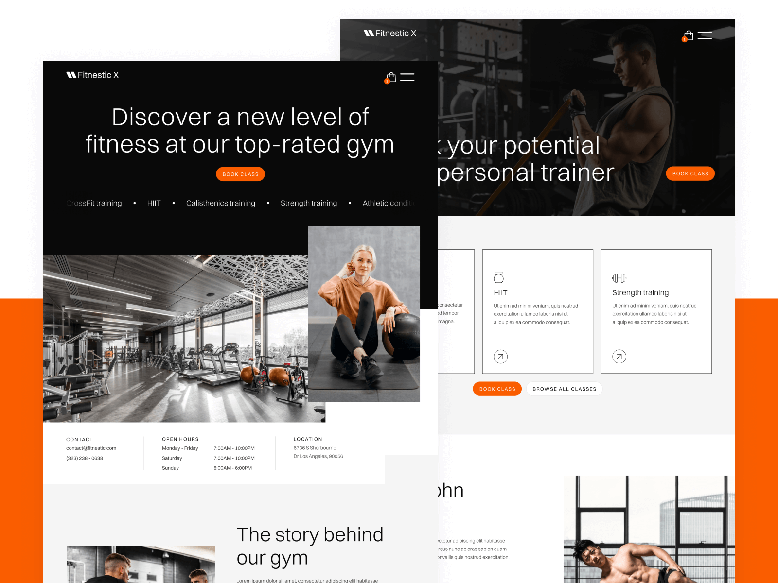 Modern Fitness Webflow Template